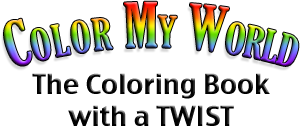 Logo for Color My World app for iOS and Android